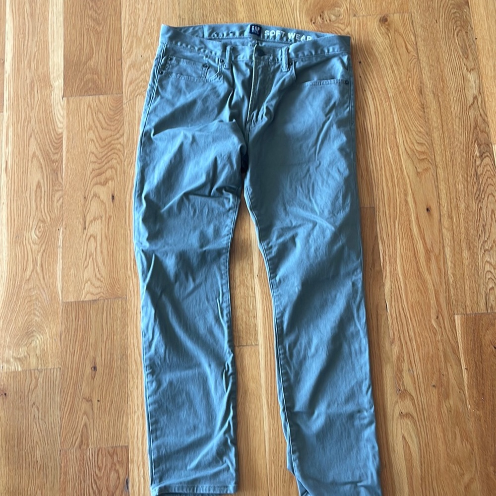 Gap soft denim 32x30 skinny Lodon green